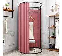 Portable Changing Room Divider - Movable for Clothing Stores Temporary Locker Room with e ain & Hoo Ideal Fitting Room Solut - Don't Look at Me (Color: K)
