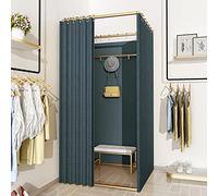 Portable Changing Room - Fitting Room Privacy Curtain Drape for Outdoor, Office, or Retail Use - Square Divider with 16 Colors & 3 Sizes - Ideal for Clothing Stores & Large Spaces