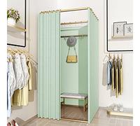 Portable Changing Room - Fitting Room Privacy Curtain Drape for Outdoor Use, Clothing Store & Shopping Mall, 3 Sizes, 16 Colors, Room Divider for Large Spaces