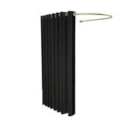 Portable Changing Room, U-type Metal Fitting, Temporary Dressing Room, Large Space Privacy Booth for Shopping, Clothing Store, Locker Room Use