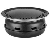 Portable Charcoal Barbecue Grill - Multifunctional Indoor Outdoor Camping Stove Tabletop Smoker for BBQ Enthusiasts - Compact and Versatile Cooking Solution
