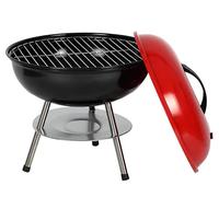 Portable Charcoal BBQ Red Tripod Design Ideal For Camping Beach Festival Etc