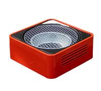 Portable Charcoal Grill, Compact Outdoor Grill for Barbecue, Compact Grill for Camping, Garden, Travel, Picnic, Beach Party, Home Use and Cooking Outdoors and Indoors, for the Garden, Camping, at Home