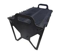 Portable Charcoal Grill, Heavy Duty Folding BBQ Grill with Compact Frame, Metal Lightweight Barbecue Cooking Gear for Backyard Garden Beach Bonfire Travel Outdoor Picnics, 40x22x25cm