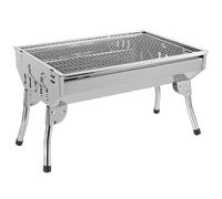 Portable Charcoal Grill - Lightweight Outdoor BBQ for Camping, Picnics & Travel - Effortless Setup with Unique Design for Easy Cooking