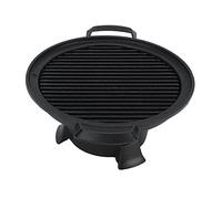 Portable Charcoal Grill with Die Cast Aluminum Outdoor Grill and Nonstick Baking Pan for Picnic Camping
