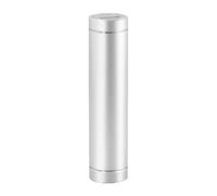 Portable Charger 1500mAh 2.5oz Lightweight Power Bank 5V 2.4A Output & 2A Input Battery Pack Mini Phone For Pad And Etc 20000 Wireless (Silver, One Size)
