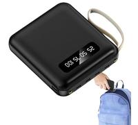 Portable Charger Bank - 5000mAh Ultra Thin Charging Bank, Digital Display Cell Phone Battery Bank | Business Travel, Compact Phone Charger &