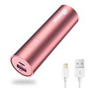Portable Charger For iPhone With Charging Cable 5000mAh, BONAI Portable Phone Charger Power Bank For iPhone 11 12 13 Max/Pro/XR/X/8/7/6/Plus(Rose Gold)