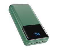 Portable Charger Power Bank 50000mAh, USB-C PD 30W Fast Charging External Battery Pack with 4 Outputs & 2 Inputs, Portable Phone Charger for iPhone 17/1615/14/13/12/11 Samsung Android (Dark Green)