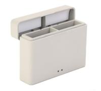 Portable Charging Case for DJI for osmo 360 Action Cam - Sturdy ABS Power Bank Holder White Compact Design(Charging Box)