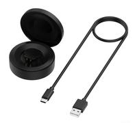 Portable Charging Case for RingConn Smart Ring - 590mAh Backup for battery Box with LED Indicator & Hard-Shell Protection - Black 60.6x26mm(Size14)