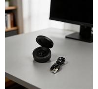 Portable Charging Case for RingConn Smart Ring with 590mAh, Hard-Shell Protection, Type-C Fast Charge Dock, Travel Essential, Black(Size10-11)