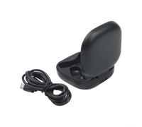 Portable Charging Case for Shokz for openfit 2 for usb-c Input | for usb-c input, fast wired charging, compatible with T920 T921, includes data for cable, black finish