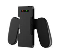 Portable charging dock handle to enhance the ergonomic contour of the controller. Ergonomic non-slip grip game accessory charging grip