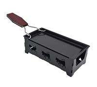 Portable Cheese Raclette Grill Non-Stick Baking Tool with Even Heat Transfer Easy-to-Clean Traditional Cooker