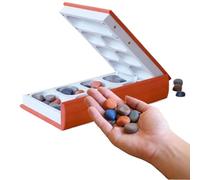 Portable Chess Board Game, Book Style Double-Sided Strategy Set, Travel Boards Games with Foldable Design, Compact Chess Set with Storage Case, Board Game for Kids Boys Girls Adults Children Parents