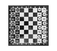 Portable Chess Game | Foldable Game Board, Board Games, for Children and Travel and Home Table Learning Outdoors Family Evening