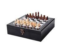 Portable Chess Set with Storage, Easy Carry Design for Travel and Beginners