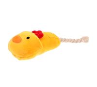 Portable Chewing for Dogs Cartoon Shoe Shape Dog Plaything with Rope for Teething Relief Safe Material Encourages and Reduces Destructive Behavior