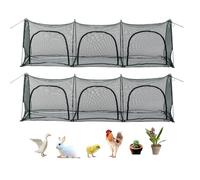 Portable Chicken Run Hen Coop - Outdoor Pet Enclosure, Walk-in Poultry House, Large Pop-Up Chicken Pen for Small Animals, Easy-Up Enclosure for Gardens