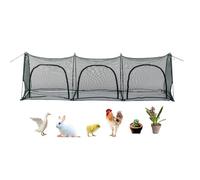 Portable Chicken Run, Outdoor Pet Enclosure, Walk-in Poultry House, Large Pop-Up Pen for Small Animals, Easy-Setup Gardening Net for Protecting Pets and Plants