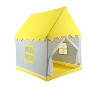 ＡＷＨＡＯ Portable Children Play Door Decoration Playhouse Toddler Tent Play House Tent Toys, Yellow