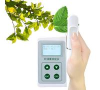 Portable Chlorophyll Meter, Handheld Chlorophyll Analyzer, Accurate Spad Measurement, 2 Seconds Rapid Measurement Leaf Temperature Monitoring, for Farmers, Gardeners, Scientists