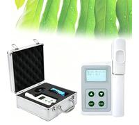 Portable Chlorophyll Meter, Handheld Nitrogen and Humidity Tester, USB Data Export, Rechargeable 2000mAh Battery for Precision Farming and Gardening
