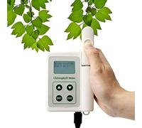 Portable Chlorophyll Meter SPAD Tester for Plant Nutrient, Leaf Temperature & Humidity, USB Data Export to Excel for Farming and Scientific Research