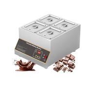 Portable Chocolate Tempering Machine-Durable Frame-Chocolate Melting Pot,12kg Basin,Refinadora de Chocolate,Digital Warmer for Melting Butter Cream Cheese and Almond Bark(4Tank)