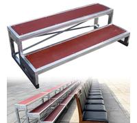 Portable Choir Risers, 3-Step Staging for School, Church, Theater & Concerts, Non-Slip Platform for Performances & Photo Booths, Adjustable Height Steps