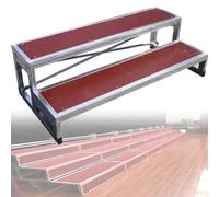 Portable Choral Risers 3-Tier Choir Stairs Platform, Non-Slip Stage Steps for Singing Groups, Awards, Photos