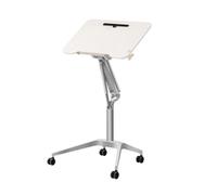 Portable Church Podium Adjustable 360° le Pulpit Silver Flip Design Ideal for Worship & Public Speaking Events Conference Support Stand.
