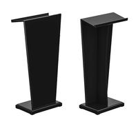Portable Church Pulpit Hostess Stand Recept Desk Lectern forConferences ClassroomsVersatile Black Podium for Events and Presentats