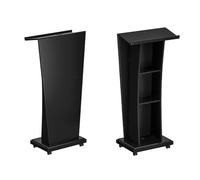 Portable Church Pulpit Stand - Solid Wood Podium for Churches Heavy Duty Lectern & Reception Desk Ideal for Conferences & Debates Elegant Hostess Stand