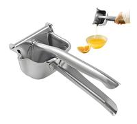 Portable Citrus Squeezing Tool - Heavy Duty Metal Cold Pressing Machine, Integrated Strainer Component, Limes Pomegranates Berries Grapefruits, Manual Liquidator, Chef Accessory for Bar