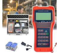 Portable Clamp-On Ultrasonic Flowmeter, Handheld Digital Water Flow Meter, Non-Contact, 6 Options (TS-2, TM-1, TL-1), DN15-6000mm, 2000-Line Log, 12Hr+ Runtime, ±1% Accuracy, Food & Pharma