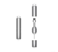 Portable Cleaning Brush with SIM Card Tray Removal Tool for Smartphones - Aluminum Alloy Keychain Tool for iPhone, and Most Smartphone Brands