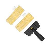 Portable Cleaning Tool Replacement Set Flexible Foldable Hand Nozzle with Microfiber Cloth for Tight Space Cleaner Steamer Cleaner Nozzle and Cloths
