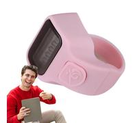 Portable Clicker Counter - Digital Finger Tally Counter with LCD Display, Timer Function, Compact Handheld Design | Coaching Sports Exercise Classroom Attendance Workplace Outdoor Event Counting Tool