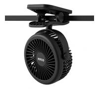 Portable Clip-On Desk Fan Rechargeable USB, Mini Wireless Cooling Fan with 360° Tilt Rotation, Strong Clamp, 3 Speed Settings, Quiet Personal Fan for Office, Bedroom, Baby Crib, Stroller & Travel