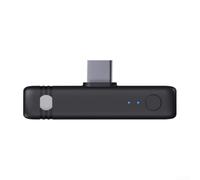 Portable Clip On Mic for DJI RC2 RC PRO - for Crystal Clear Audio with Auto Noise Canceling for Podcast Interview Content Creation Tiny ABS Design(A)