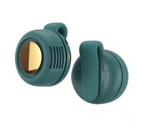 Portable Clip On Personal Cooling Fan With 360 Degree Rotation 3 Settings Rechargeable for MINI Waist Neck Fan Under Shirt For Camping Traveling Fishing Outdoor Working Pink Green White(green)