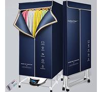 Portable Clothes Dryer,1500w Household Folding Dryer Quick-Drying Clothes Dryer Small Wardrobe Clothes Hanger,100kg Load-Bearing,for Apartments Home Dorms Travel