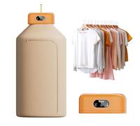 Portable Clothes Dryer, 600W Mini Electric Indoor Clothes Dryer Machine, 1H Quickly Drying, Foldable with Remote Control, 1-7H Timer, Bearing Capacity 15kg, for Home, Dormitories, Travel