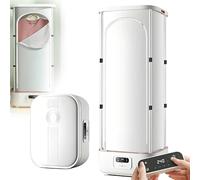 Portable Clothes Dryer,900W Fully Automatic Steam Ironing Clothes Dryer,Quick-Drying Foldable Care Machine with Remote Control and Includes Aromatherapy Box and Adjustable Timer