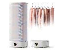 Portable Clothes Dryer, Automatic Ironing and Folding Dryer, 1000W Steam Ironing Machine with Remote Control, 360° Hot Air Circulation, Touch Screen Digital Display, Smart Timing Drying Clothes, for S