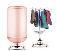 Portable Clothes Dryer, Foldable Clothes Shoes Heater Drying Machine, with Dustproof Cloth Curtain and Shoe Rack, Intelligent Timer, Hot Drying Machine for Home & Dorms