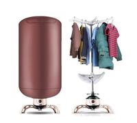 Portable Clothes Dryer, Foldable Clothes Shoes Heater Drying Machine, with Dustproof Cloth Curtain and Shoe Rack, Intelligent Timer, Hot Drying Machine for Home & Dorms